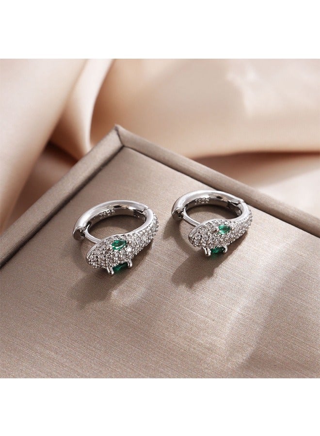 Beyond Serpentine Earrings for Women, Anti Rust and Anti Fading Hypoallergenic Alloy Earrings, Fashion Jewelry Gift (Silver) - Image 4