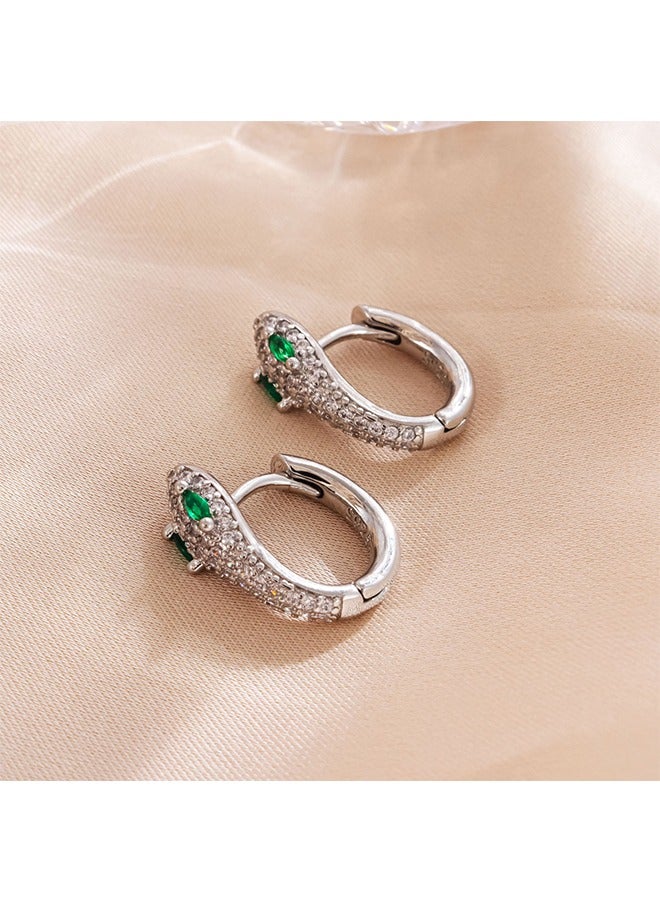 Beyond Serpentine Earrings for Women, Anti Rust and Anti Fading Hypoallergenic Alloy Earrings, Fashion Jewelry Gift (Silver) - Image 2