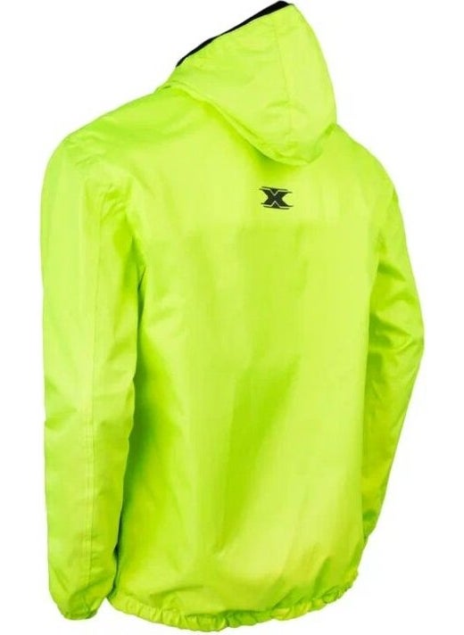 Ebakbak Motorcycle Protected Raincoat Ripstop Polyamide Membrane Fabric Stopwater Corta Vento Raincoat Neon  - Image 3