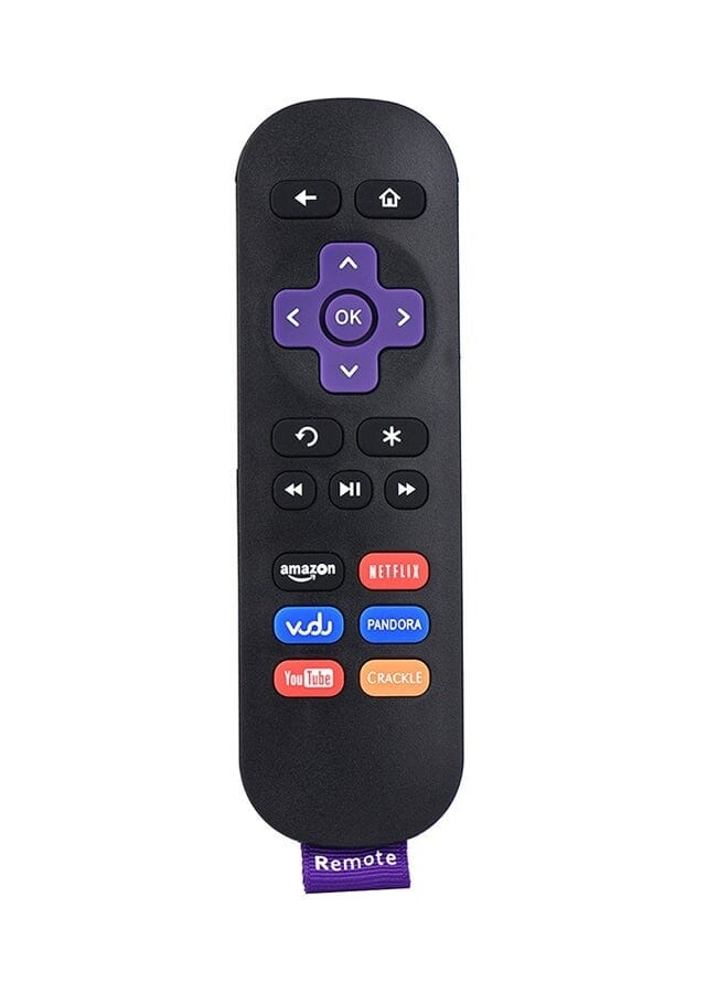 Zaboon Replacement Remote Control For Roku 1 2 3 4 Lt Hd Xd Xs Black - Image 1