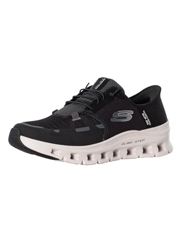 SKECHERS حذاء سكيشرز للرجال Glide-Step Pro سهل الارتداء بدون استخدام اليدين، أسود، 11 عريض - Image 1