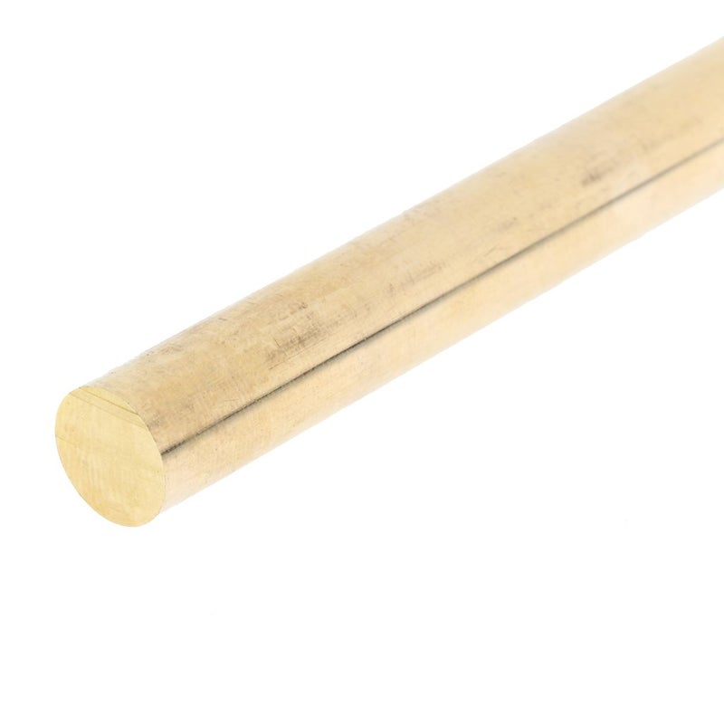 klarako Brass Solid Round Rod Lathe Bar Stock, Diameter 10mm Length 25cm/10 inch, Perfect for Various Shaft, Axle, Model Plane Ship Cars - Image 4