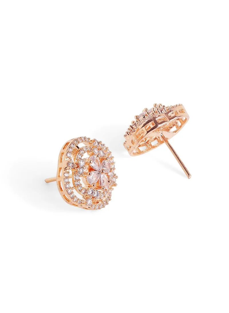 Priyaasi Rose Contemporary Studs