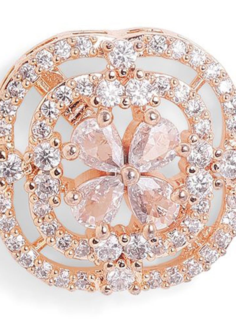 Priyaasi Rose Contemporary American Diamond Studs  - Image 4