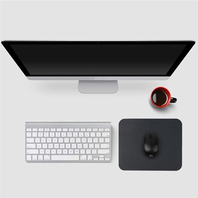 Dyazo Ergonomic PU Vegan Leather Mouse Pad, Non-Slip, Anti-Skid, Reversible use, Dual Color, Splash-Proof Suitable for Gaming, Computer, Laptop, Home & Office (-9.8 X 8.2 Inch Blue & Yellow) - Image 3