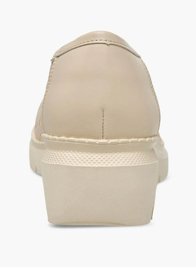 Le Confort BEIGE Women Wedge Heel Shoes for Women | Best Price UAE
