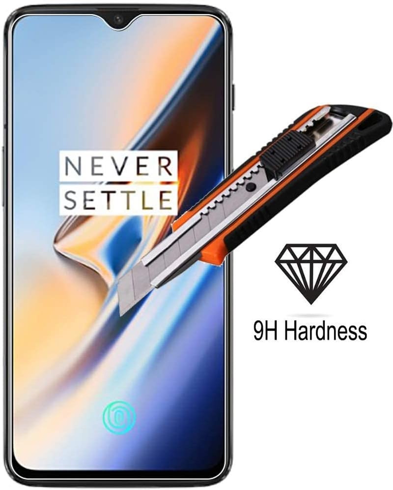 ايبيويند حامي شاشة لهاتف OnePlus 6T مقاس 6.4 بوصة، علبتان من الزجاج المقوى بصلابة 9H، مع فيلم ألياف كربون خلفي قطعة واحدة، سهل التركيب - Image 3