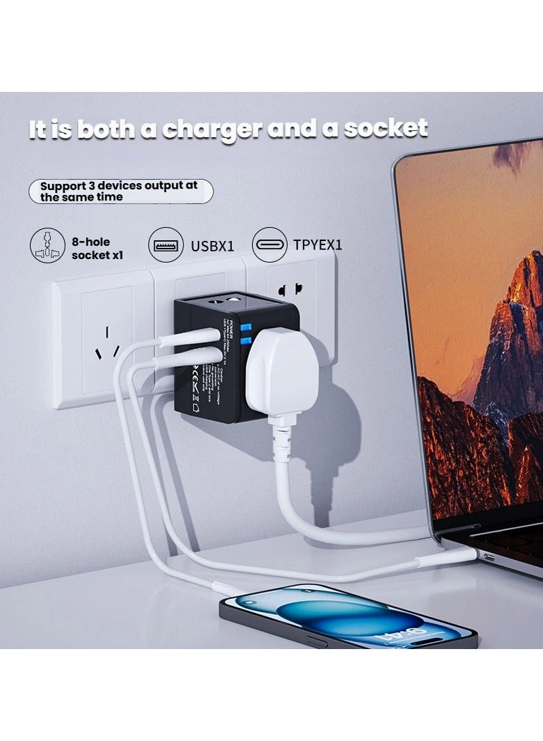 general Conversion plug multi-socket converter wireless conversion socket travel plug - Image 3