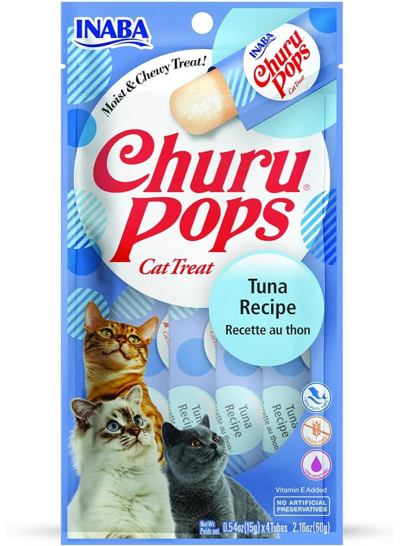 INABA  Churu Pops Tuna 60G/4 Sticks Per Pack