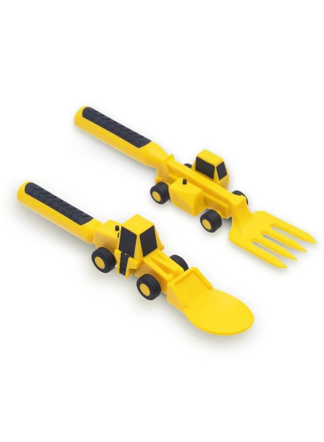 Constructive Eating - Toddler Utensils Made in USA - Silverware for Toddlers - Utensils for Kids - Constructive Eating Utensil Set - Image 1