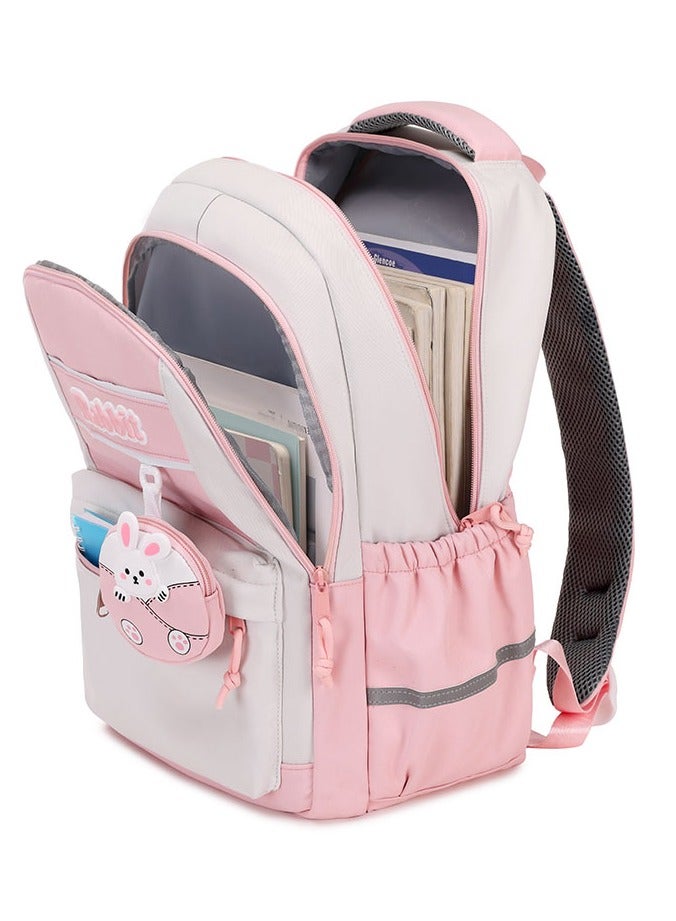 225 Cute Casual Female Fashion Nylon Travel Waterproof School Backpack Bag  - Image 4
