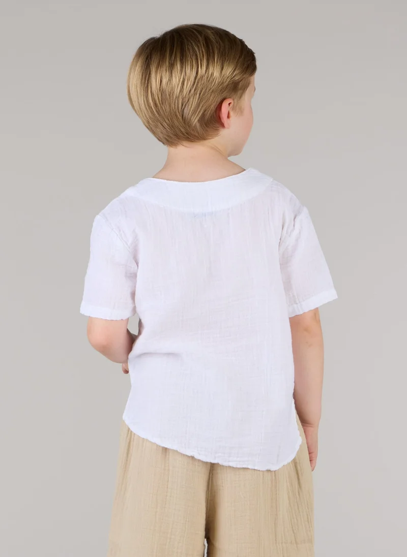 Just Nature  Crew Neck Cotton Resort T-Shirt for Men | Best Price UAE