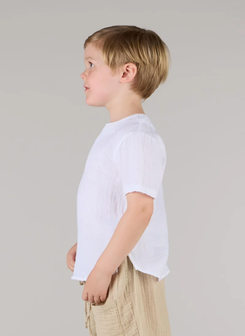 Just Nature  Crew Neck Cotton Resort T-Shirt for Men | Best Price UAE