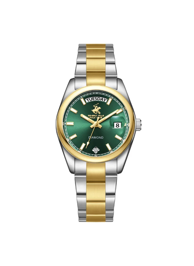 بيفرلي هيلز بولو كلوب BEVERLY HILLS POLO CLUB Women Analog Dark Green Dial Watch - BP3709X.270