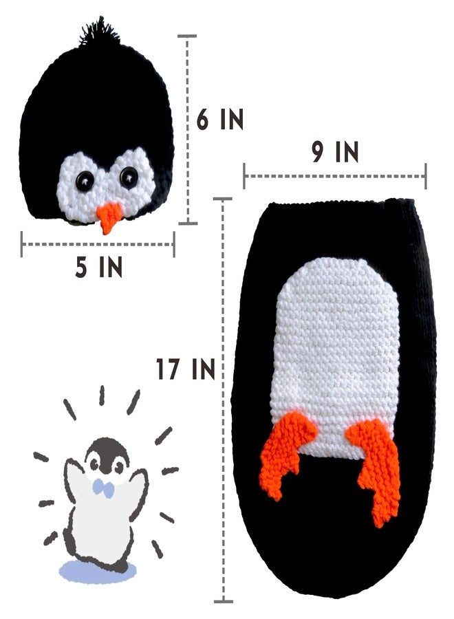 AMIATCH Unisex Newborn Baby Photography Props Cute Penguin Sleeping Bag Halloween Costume - Image 3