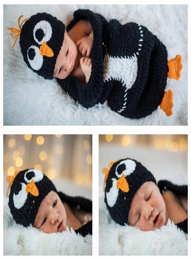 AMIATCH Unisex Newborn Baby Photography Props Cute Penguin Sleeping Bag Halloween Costume - Image 5