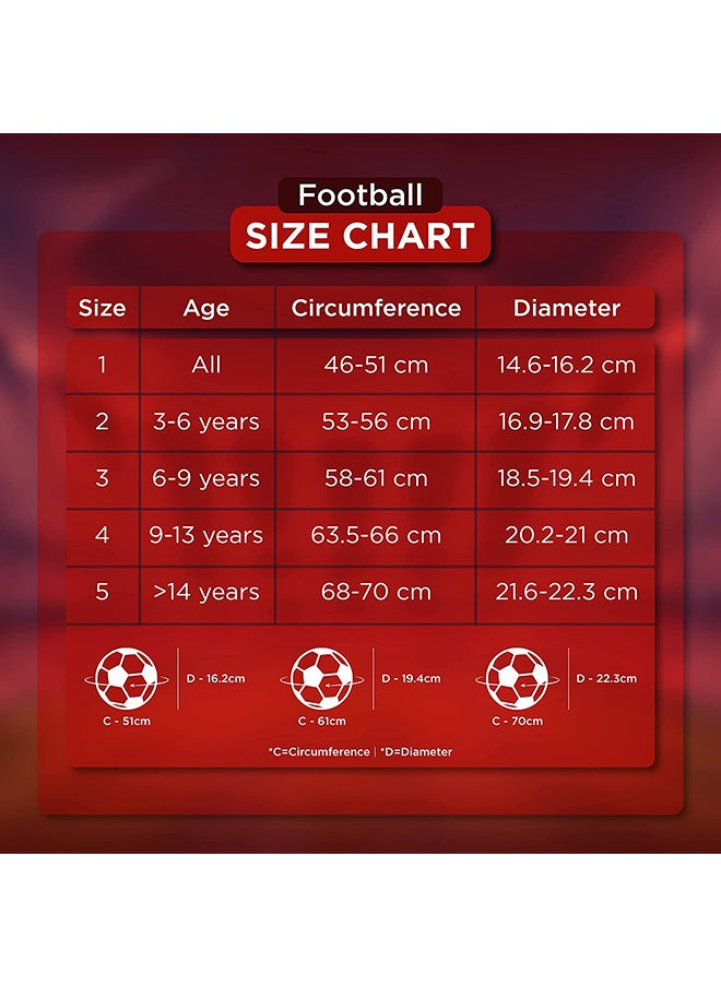 Nivia - Training ‎PU Football | Size 5 | Machine Stitched | 32 Panel | TPU top Layer | Soccer Ball | Butyl Bladder Core - Image 1