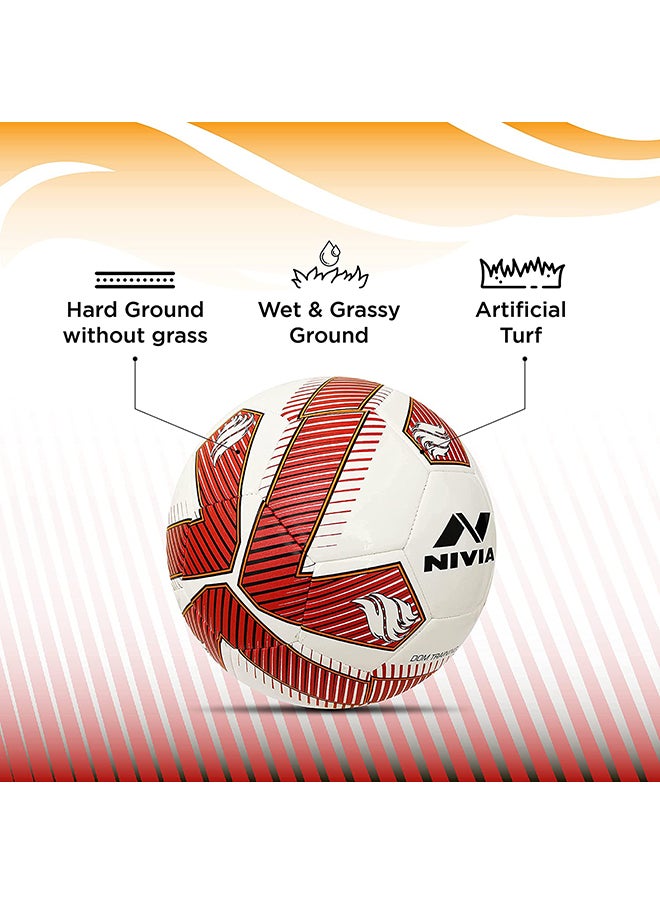 Nivia - Training ‎PU Football | Size 5 | Machine Stitched | 32 Panel | TPU top Layer | Soccer Ball | Butyl Bladder Core - Image 1