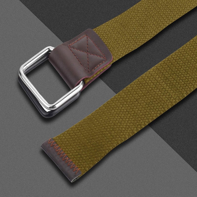 ALFA ZORO Cotton belt for men, D buckle gents belt, Combo Pack CB40-40-2PC - Image 3