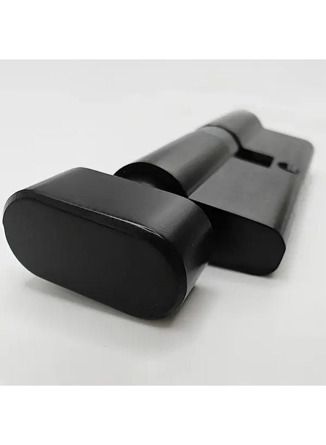 2 Pcs 70mm Black Anti Theft Lock Cylinder European Standard Full Copper 3 Keys - Image 2