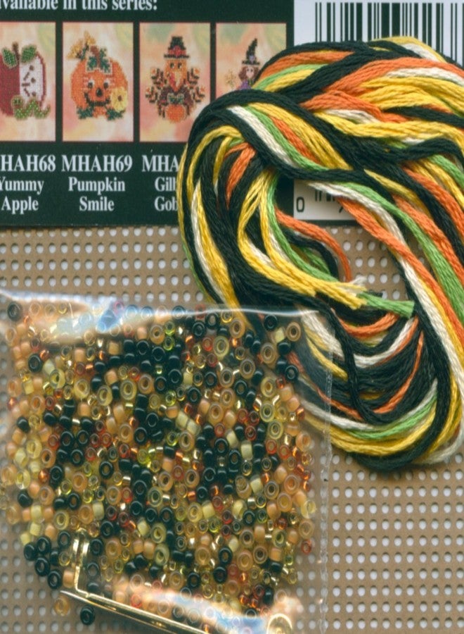 Mill Hill Moon Kitty Beaded Counted Cross Stitch Halloween Ornament Kit Mill Hill 2005 Autumn Harvest MHAH72 - Image 3