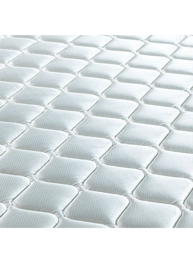 DANUBE HOME مرتبة نوفيللا بزنز 3 جيب مع رغوة جانبية محاطة | شعور متوسط الصلابة | مرتبة كوين | توازن العمود الفقري لتخفيف الضغط | W150xL200 سم | سمك 20 سم - رمادي/أبيض - Image 5