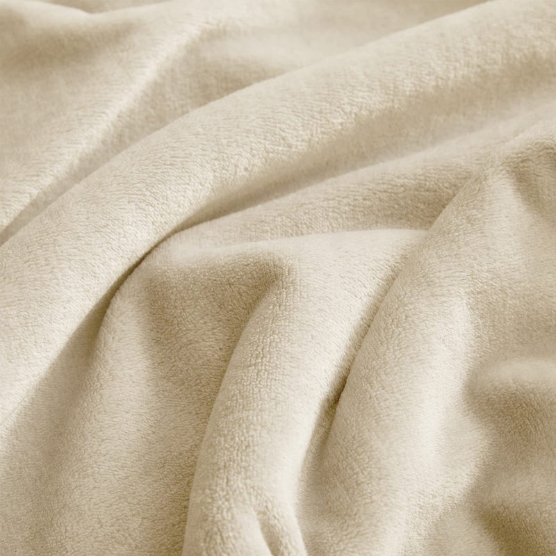 KMUSET Super Soft Throw Blanket Premium Silky Flannel Fleece Throw Size Beige Microfiber Lightweight Blanket All Season Use - Image 5