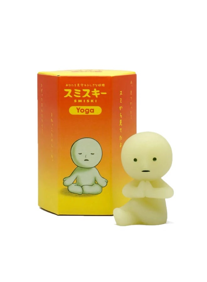 Smiski [1pc - High Quality] Smiski Yoga Series Glow-in-the-Dark Creature (Blind Box Edition) - Image 4