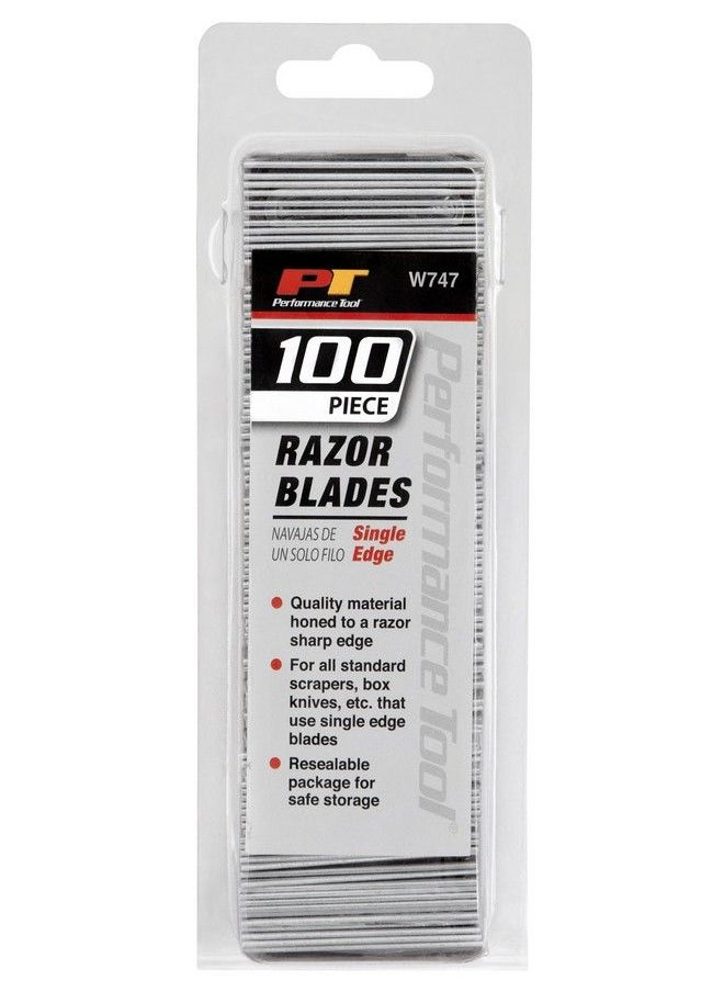 Performance Tool W747 100 Pc Single Edge Razor Blades  - Image 2