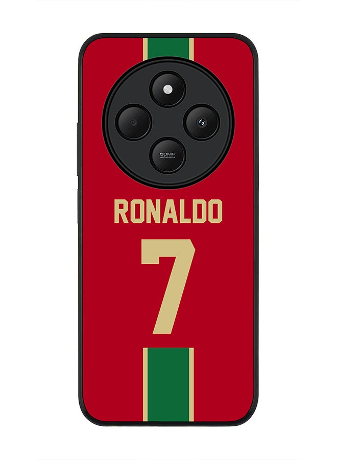 Stylizedd For Xiaomi Poco C75 Case,Slim fit Camera Protection, Shockproof Thin Phone cover - Football - Portugal, Ronaldo - Image 1