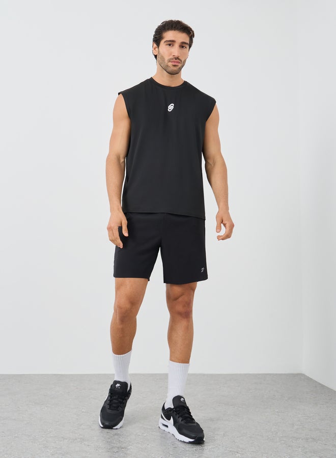 Styli Active Slogan Print Oversized Tank - Image 3