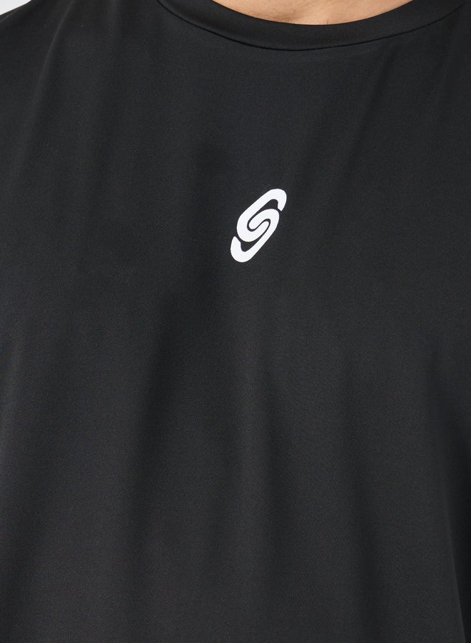 Styli Active Slogan Print Oversized Tank - Image 4