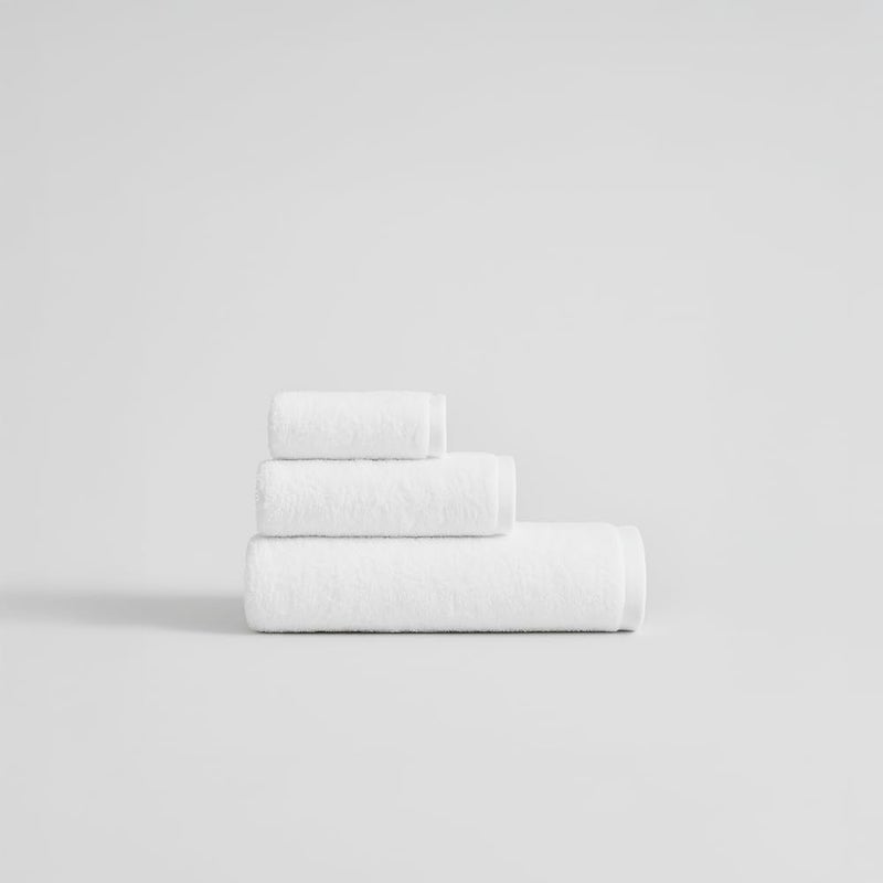 ARTMOOD HOME Hotel Cotton Towel Set, White High GSM Soft and Absorbent Cotton, Premium Bathroom Towel for Daily Use and Daily Essentials 3 Towels for Hand Face and Body Use