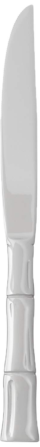 Fortessa Royal Pacific 18/10 Stainless Steel Flatware Solid Handle Steak Knife, Set of 12,Silver - Image 3