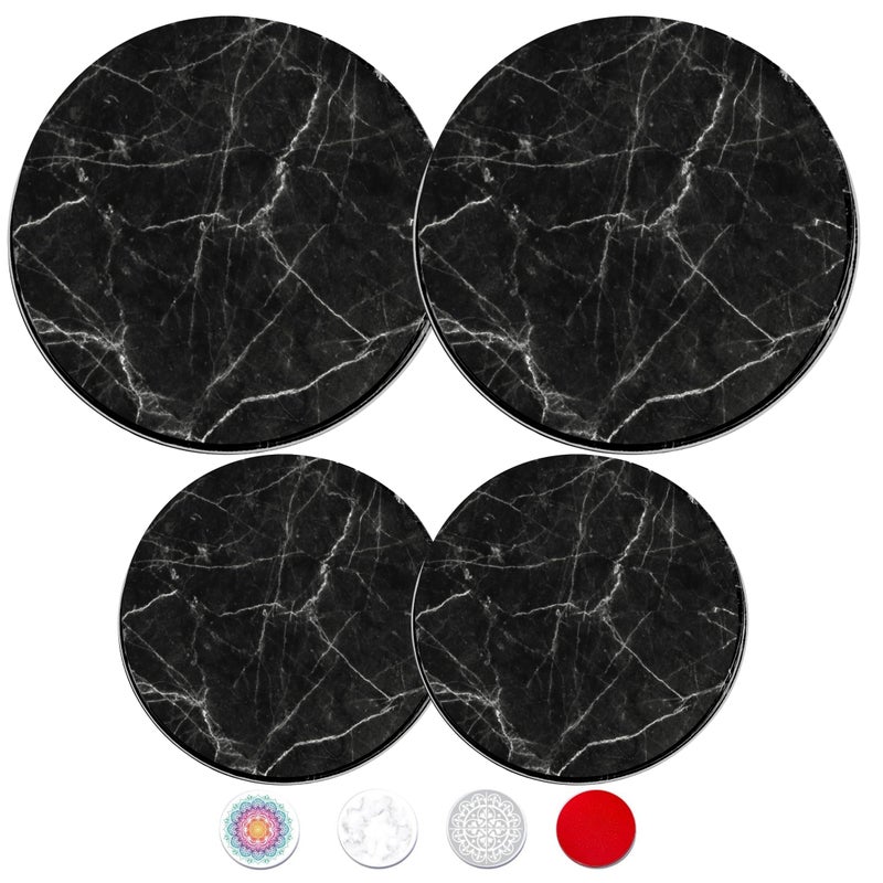 Electric Stove Burner Covers  Protect Stovetop  Set of 4 10 and 8 inches  Cardinals