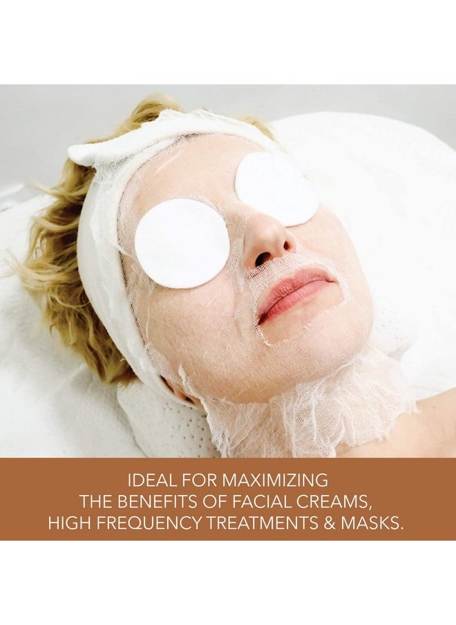 ForPro Professional Collection ForPro Professional Collection Precut Gauze Facial Mask, 100% Cotton Gauze, for High Frequency Facial Treatments and Masks, 100-Count  - Image 5