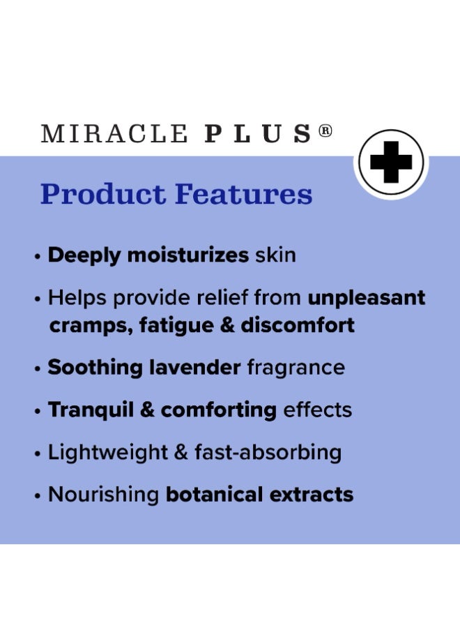 Miracle Plus Magnesium Cream For Leg Relief | Magnesium Lotion Calming Leg Cream Herbal Moisturizer Topical Body Butter Soothes + Calms Sensations, Itching, & Shaking, 2pc - Image 3
