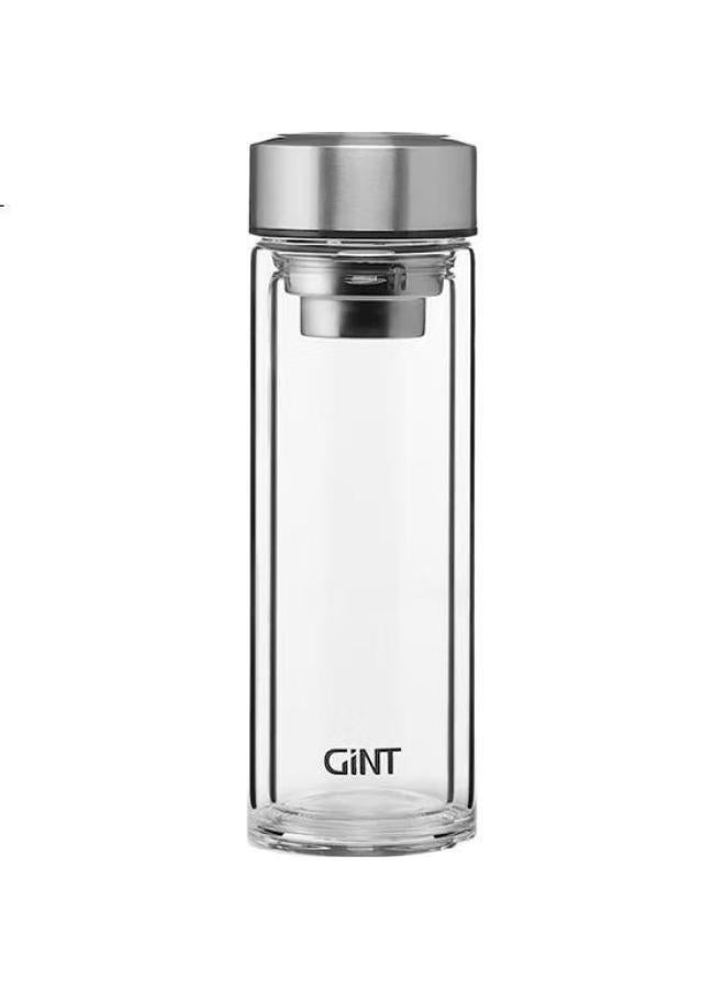 Gint Double-Layer Thickened Glass Tea Water Separation Tea Cup Lead-Free High Borosilicate Glass With Tea Filter Water Cup Carrying - Image 3
