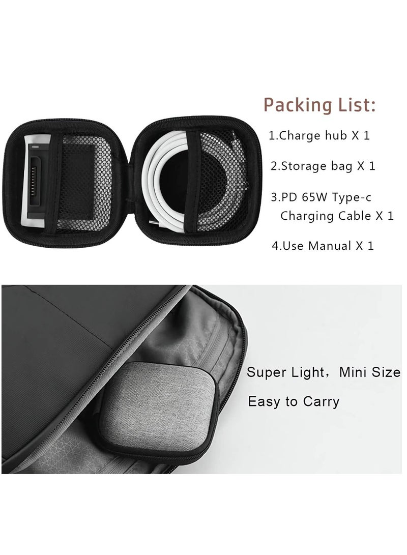 SYOSI Mavic Air 2 and Air 2S Charging Hub, Mini Portable Battery Charging with Type-c for DJI Dajiang AIR2 AIR2S Drone, MAKINGTEC UAV Intelligent Flight Battery Accessory Charging. - Image 5