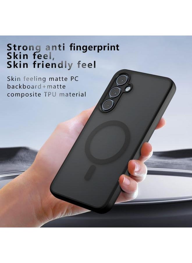 erorex Magnetic Case For Samsung Galaxy A55 Compatible With Mag Safe Slim Thin Hard Pc Translucent Frosted Rugged Drop Proof Shockproof Protective Case For Samsung A55 5G  - Image 2