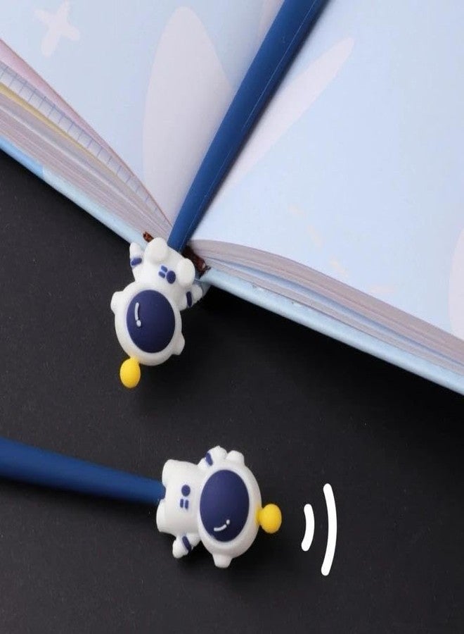 Radhya Accessories Space Astronaut Floppy Gel Pen for Kids Gel pen for adults (Pack of 2) Pen for School Cute Cartoon pen for girls Blue Grl Pen Birthday Gift Birthday Return Gift - Image 4