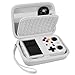 PAIYULE Travel Case Compatible with RG353V RG353VS R36S Retro Handheld Game Console Handheld Emulator Storage Holder Organizer Android Game Console Carrying Bag Box Only White - Image 3