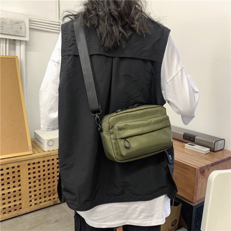 Men'S Bag High-End Casual Shoulder Crossbody Bag Women'S Large Capacity Ins Japanese Style Simple Harajuku Style Small Satchel - Image 4