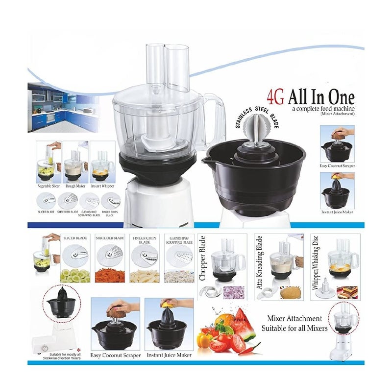 Maggi Rio All in 1 4G Food Processor Attachment Coconut Scrapper Black - Image 1