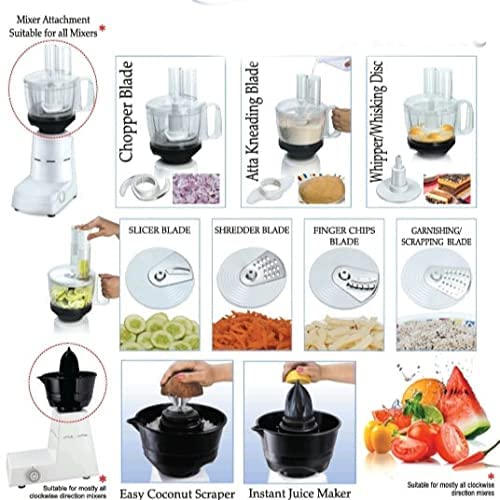 Maggi Rio All in 1 4G Food Processor Attachment Coconut Scrapper Black - Image 3