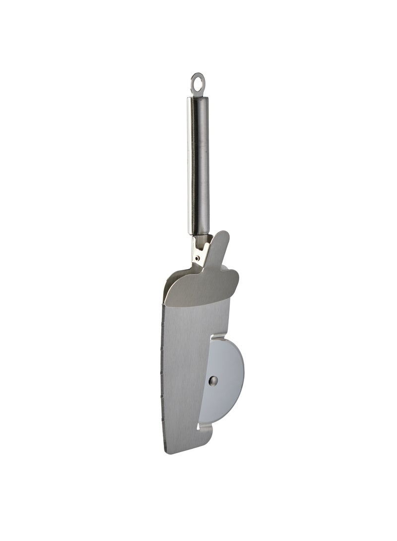 Master Chef Stainless Pizza Cutter + Holder - Master Chef - Image 2