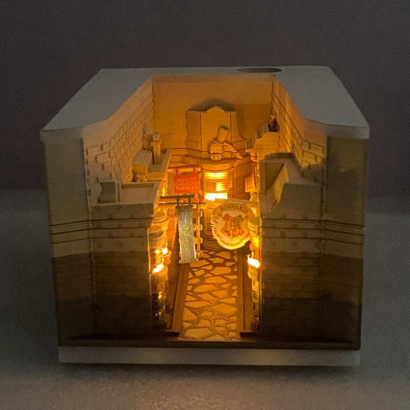 2026 Harry Potter 3D Stereo Sticky Notes English Version Ornaments Hogwarts Sticky Notes Calendar Hand-Tearable Gift - Image 5