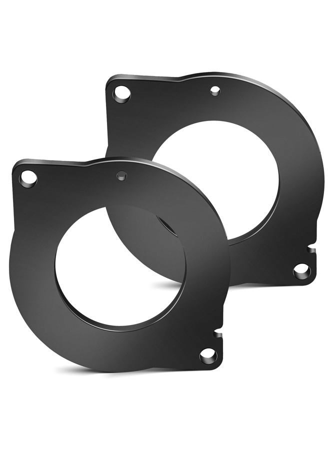 NuIth 3 Inch Front Dash Speaker Adapter for 2007-2019 Jeep/2005-2019 Dodge/2011-2018 Ram/2007-2017 Chrysler Replacement Center Dashboard 3" Tweeter Speaker Spacer Ring - Image 1