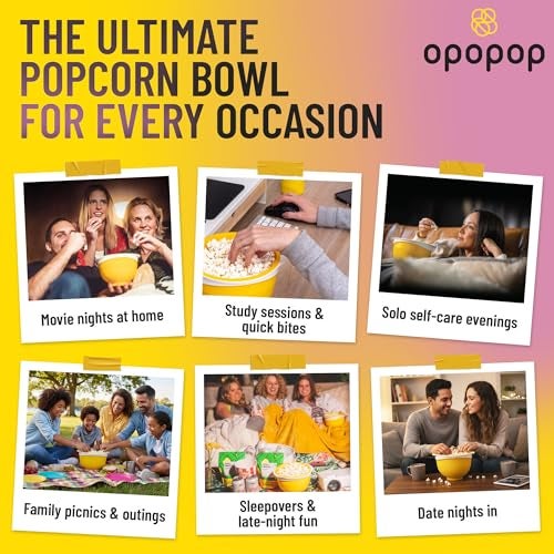 Opopop Silicone Popcorn Popper - Microwave Popcorn Maker Collapsible Bowl, BPA-Free and Dishwasher Safe - Image 4