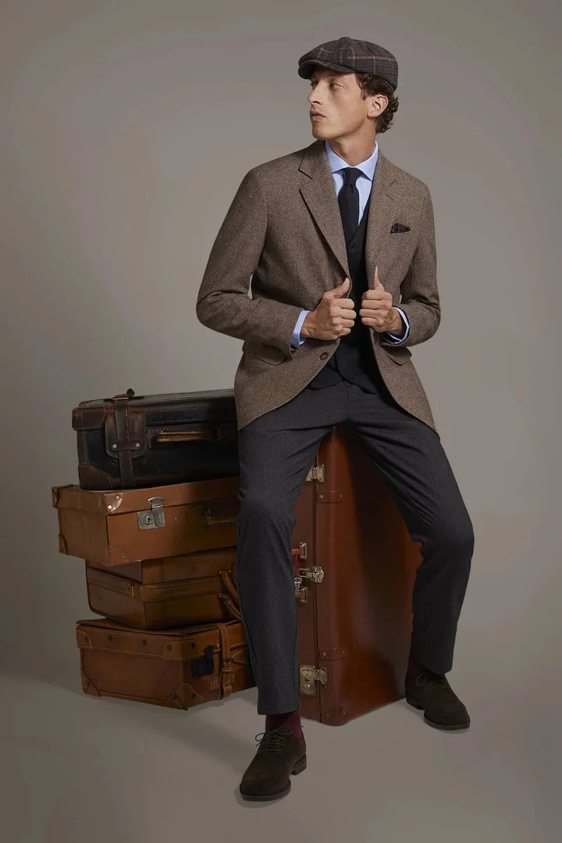 Doppelganger Beige Single-breasted jacket - Camel for Men | Best Price UAE